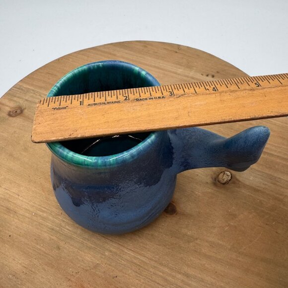 Wylie Dolphin tail mug cup blue green 2014 - Picture 10 of 11